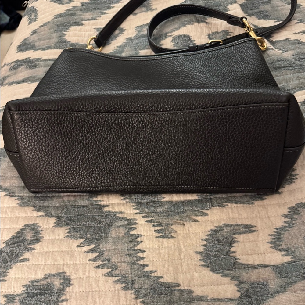 Coach Black Leather Shoulder Bag - Picture 3 of 5